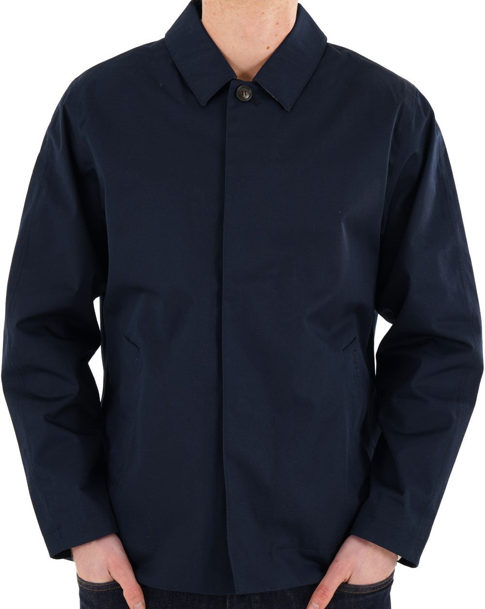 Barbour Short Rokig Wasserdichte Jacke Marineblau/Highland Loch