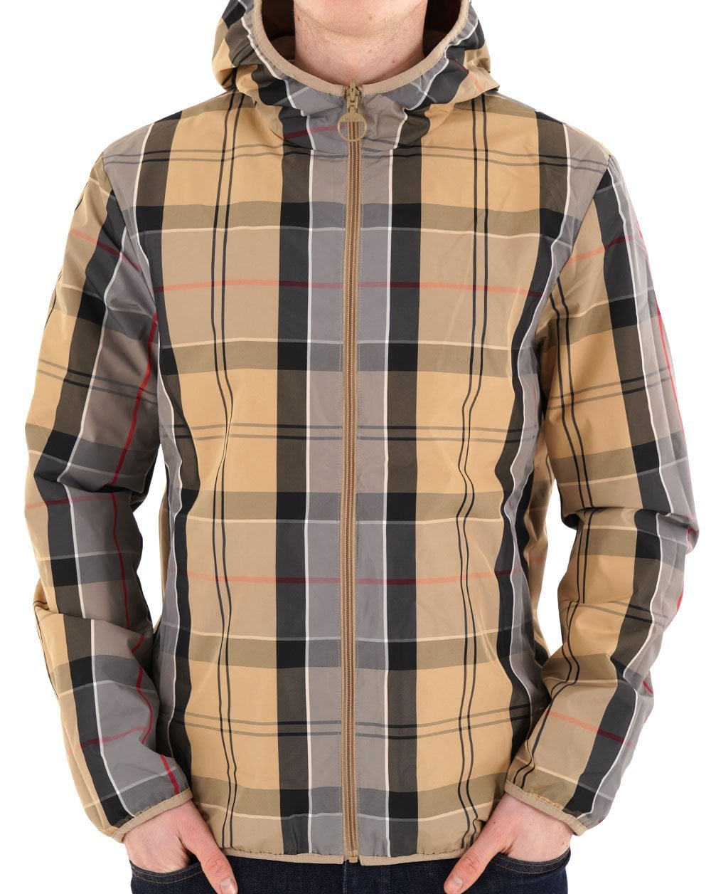 Barbour Reversible Kemble Showerproof Jacket Washed Stone