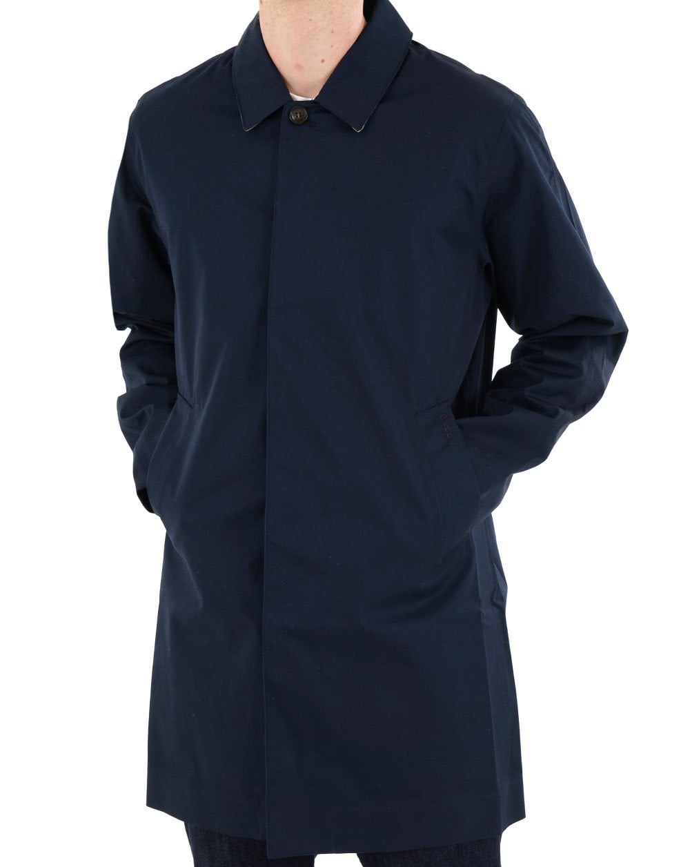 Barbour Rokig Waterproof Mac Navy/Highland Loch