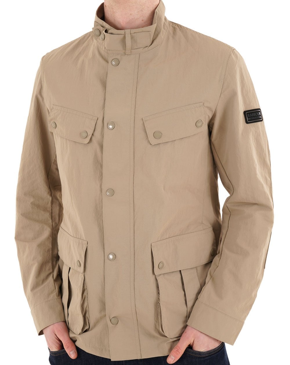 Barbour International Modern Showerproof Duke Jacke Koriander