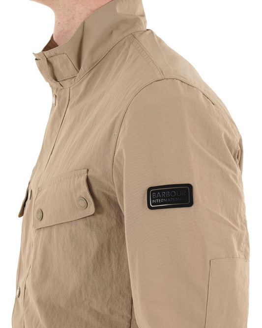 Barbour International Modern Showerproof Duke Jacke Koriander