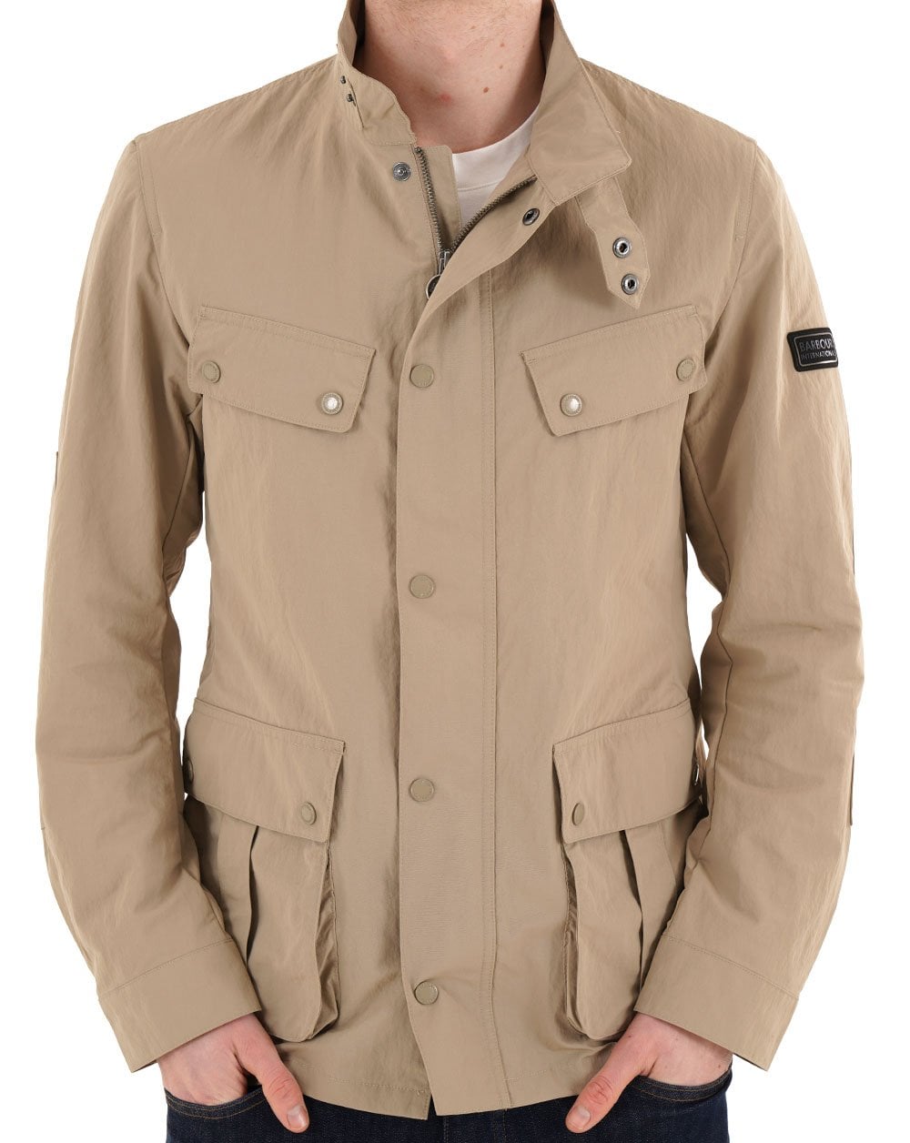 Barbour International Modern Showerproof Duke Jacke Koriander