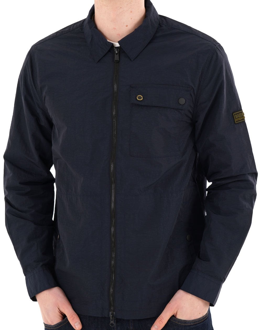 Barbour International Inline Overshirt Saphirblau