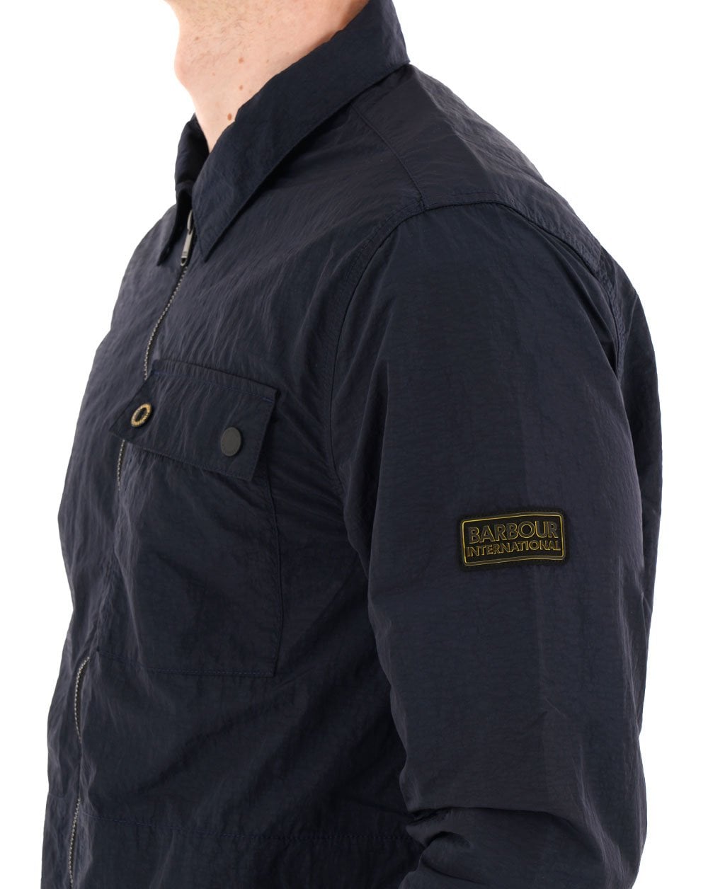 Barbour International Inline Overshirt Saphirblau
