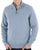 Barbour Cotton Half Zip Knit Light Chambray Blue