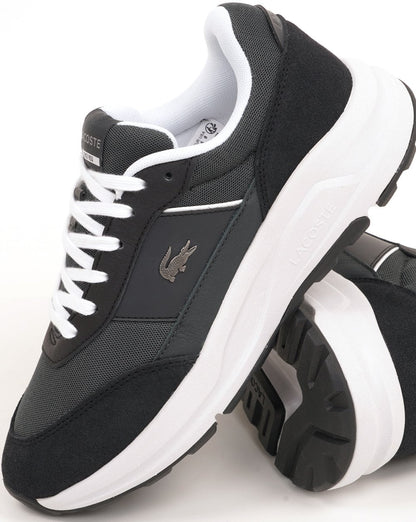 Lacoste Run Set Sneaker Dunkelgrau/Schwarz
