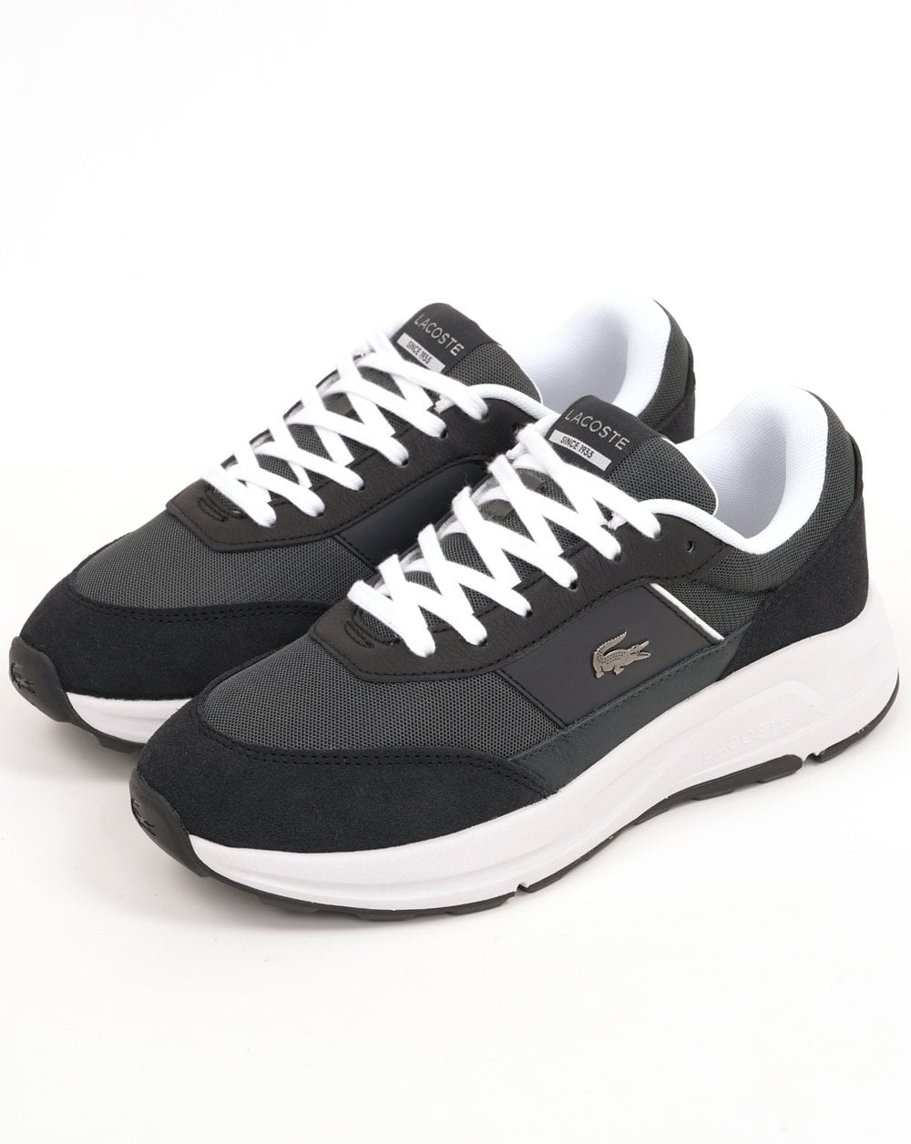 Lacoste Run Set Sneaker Dunkelgrau/Schwarz