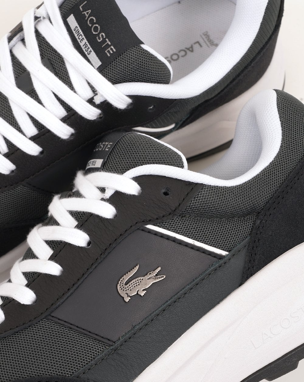 Lacoste Run Set Sneaker Dunkelgrau/Schwarz