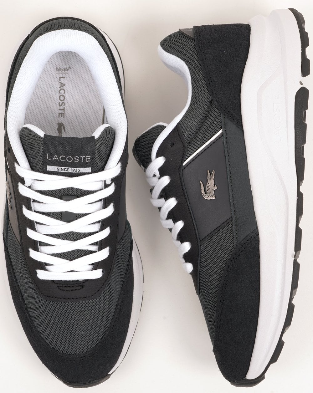 Lacoste Run Set Sneaker Dunkelgrau/Schwarz