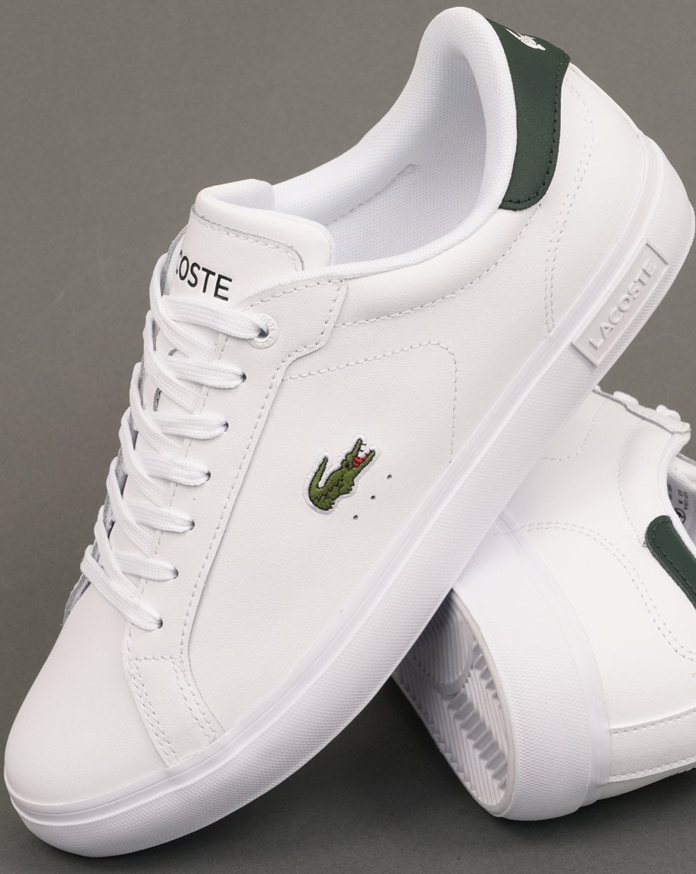 Lacoste Powercourt Sneaker Weiß/Dunkelgrün