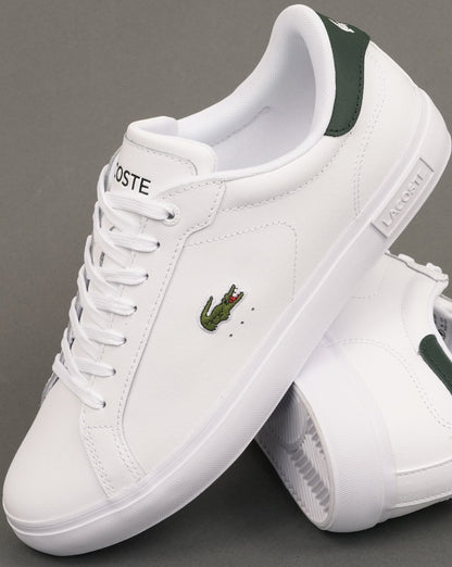 Lacoste Powercourt Sneaker Weiß/Dunkelgrün