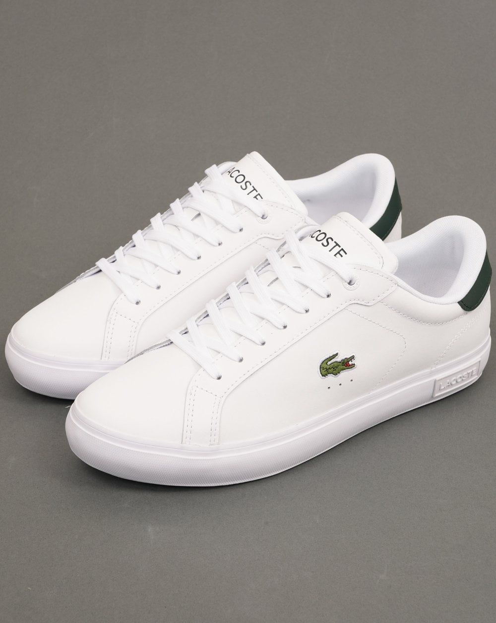 Lacoste Powercourt Sneaker Weiß/Dunkelgrün