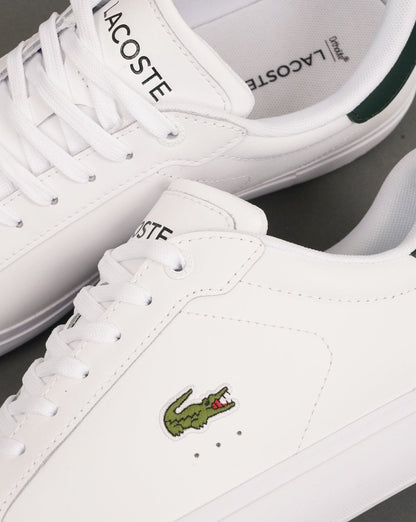 Lacoste Powercourt Sneaker Weiß/Dunkelgrün