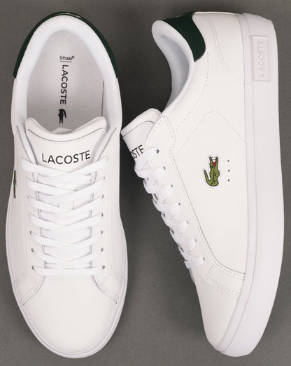 Lacoste Powercourt Sneaker Weiß/Dunkelgrün