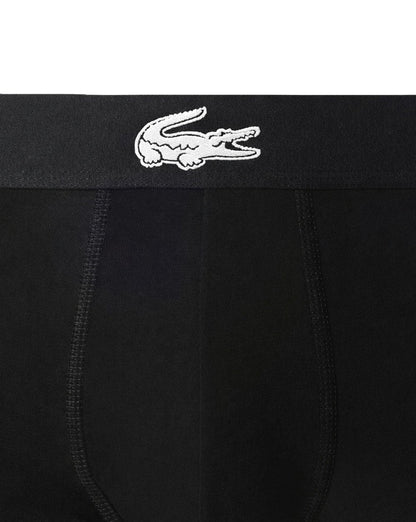 Lacoste Dreierpack Croc Badehosen Schwarz