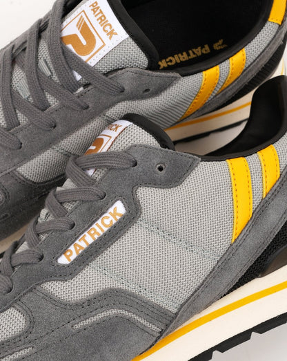 Patrick Brøndby Sneaker Grau Gelb