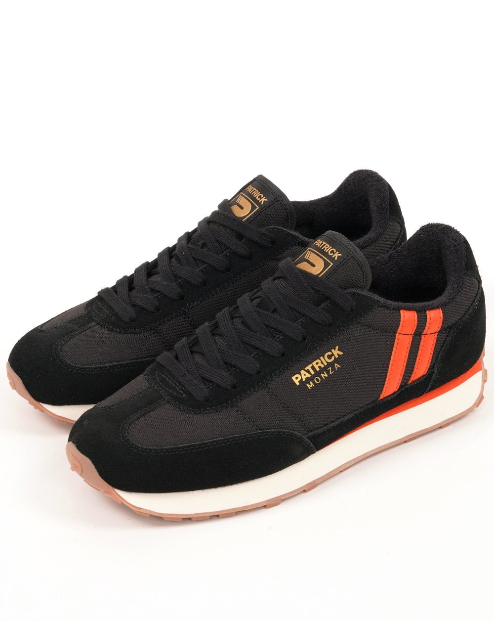 Patrick Monza Sneaker Schwarz/Orange