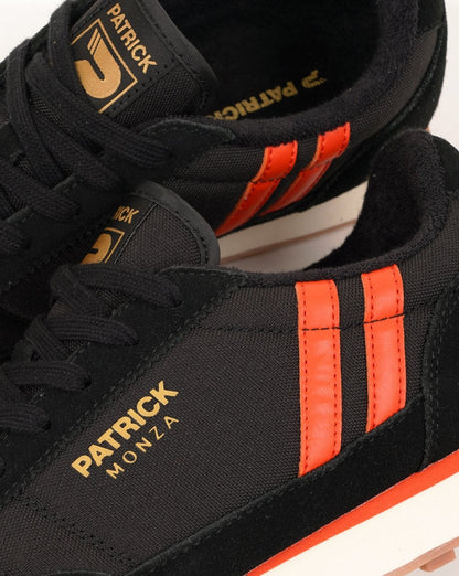 Patrick Monza Sneaker Schwarz/Orange