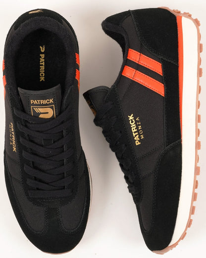 Patrick Monza Sneaker Schwarz/Orange