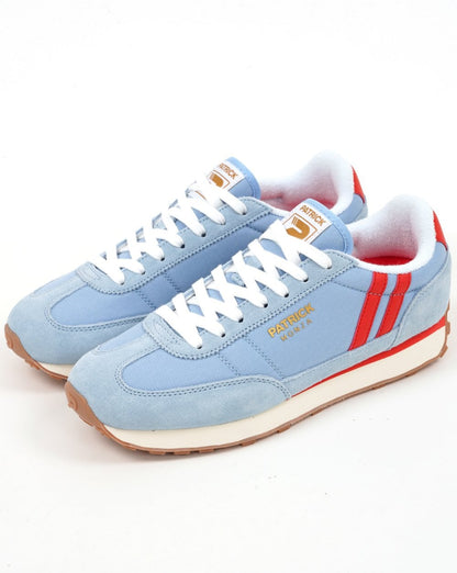 Patrick Monza Sneaker, Himmelblau/Rot