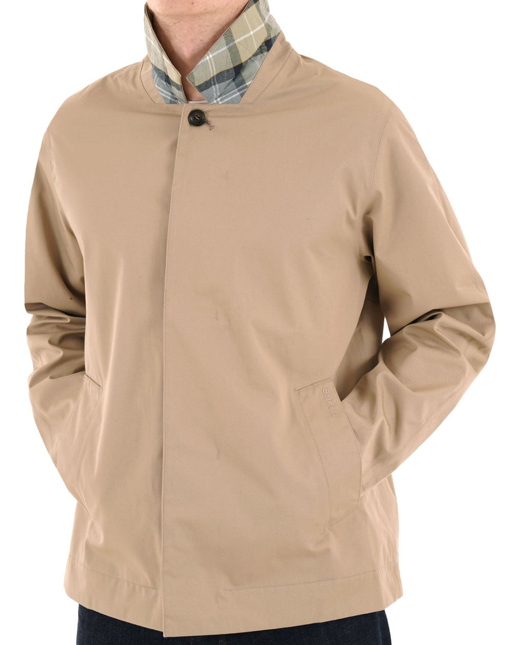 Barbour Short Rokig Wasserdichte Jacke Washed Stone/Highland Loch