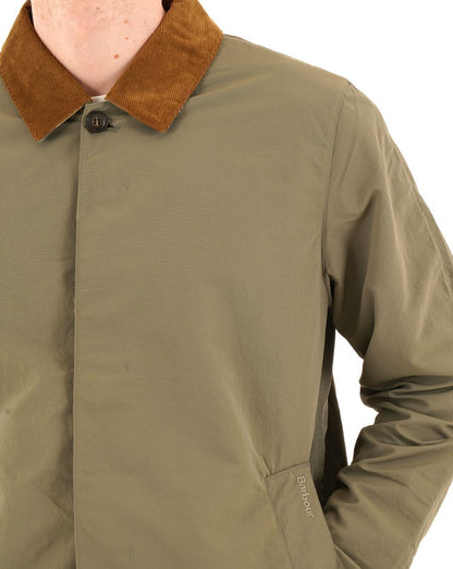 Barbour Short Rokig Showerproof Jacket Dusty Olive