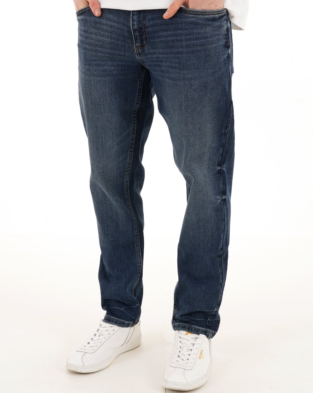 Farah Elm Slim Fit Jeans Worn Rinse