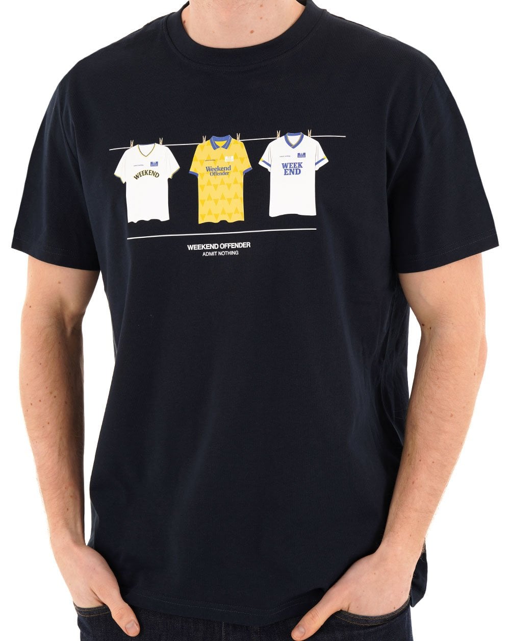 Weekend Offender Leeds Kits T-Shirt Leeds Navy
