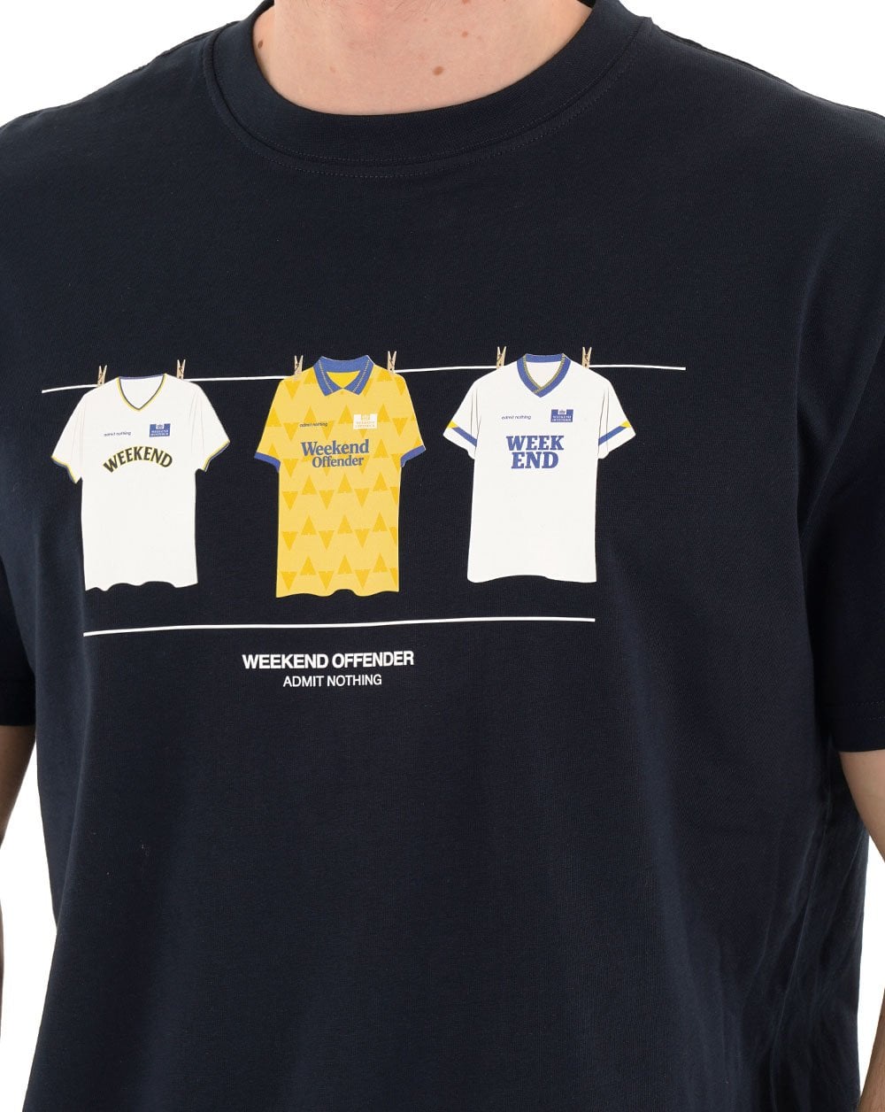 Weekend Offender Leeds Kits T-Shirt Leeds Navy
