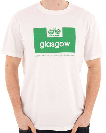 Weekend Offender Glasgow City Series T-Shirt Weiß/Grün