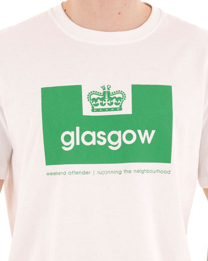 Weekend Offender Glasgow City Series T-Shirt Weiß/Grün
