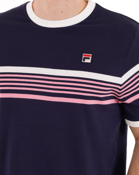 Fila Vintage Fila Vintage James T-Shirt Marineblau