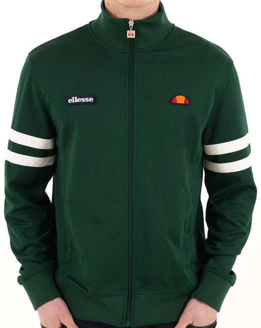 Ellesse Roma Trainingsjacke Dunkelgrün/Weiß