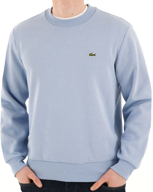 Lacoste Sweatshirt aus gebürsteter Baumwolle, Himmelblau