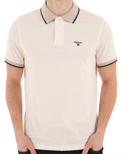 Barbour Cornsay Polohemd, Flüsterweiß