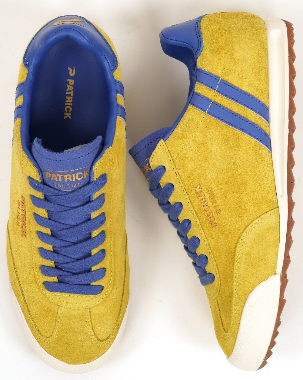 Patrick Dijon Sneaker Gelb/Königsblau