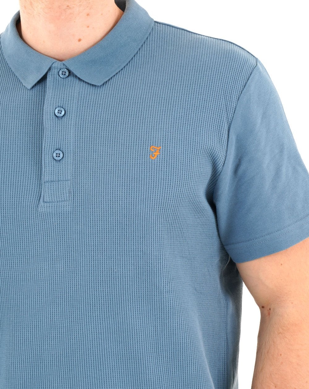 Farah Forster Poloshirt Blue Tide