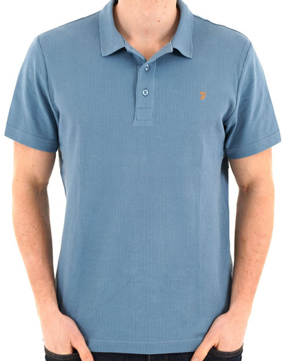 Farah Forster Poloshirt Blue Tide