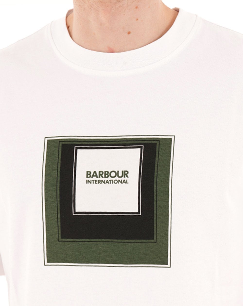 Barbour International Captive Graphic T-Shirt Weiß