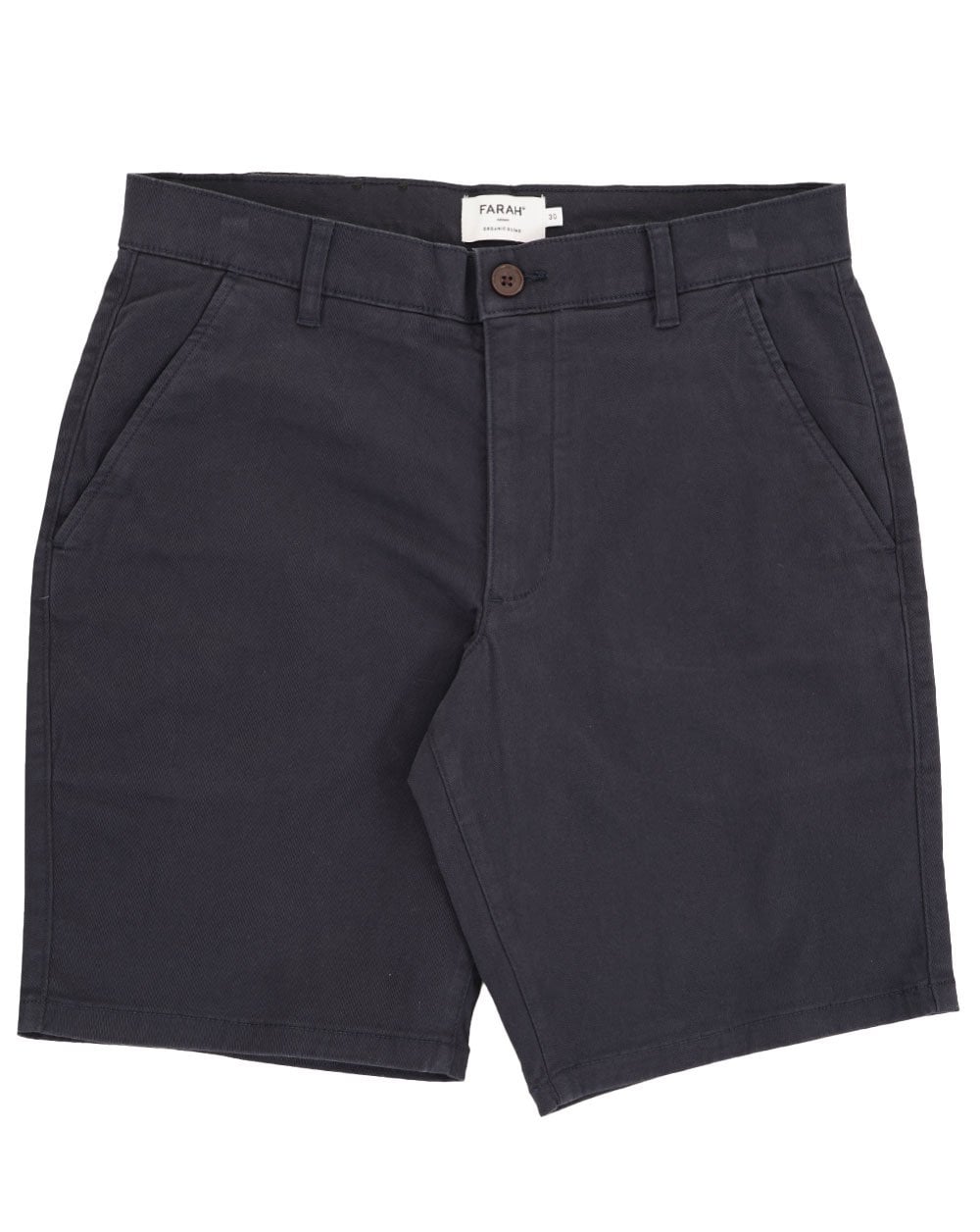 Farah Hawk Chino-Twill-Shorts, Marineblau