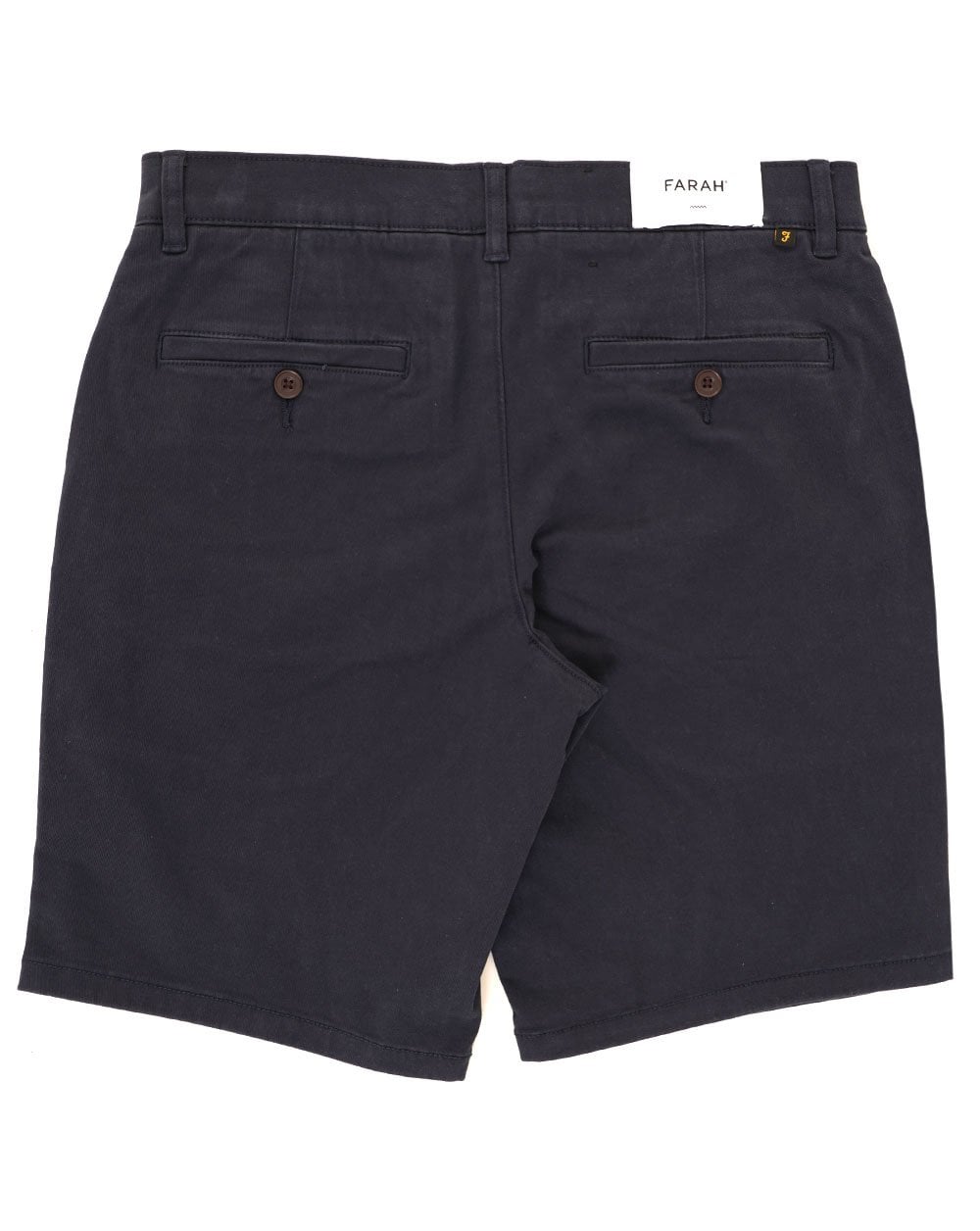 Farah Hawk Chino-Twill-Shorts, Marineblau