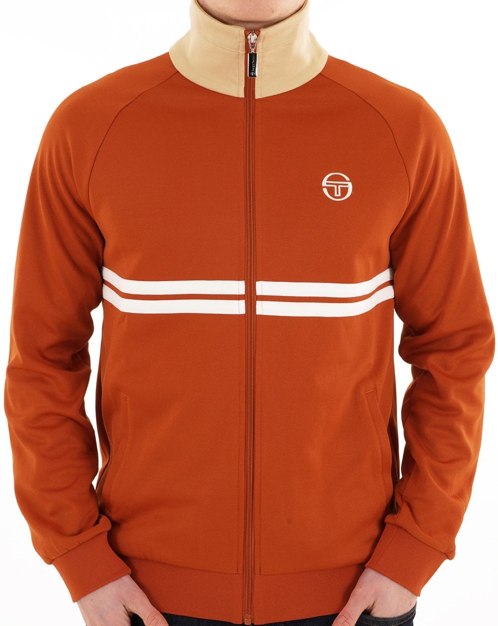 Sergio Tacchini Dallas Track Top Burnt Orange / Sand