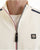 Trojan Twin Stripe Contrast Zip Track Top Ecru