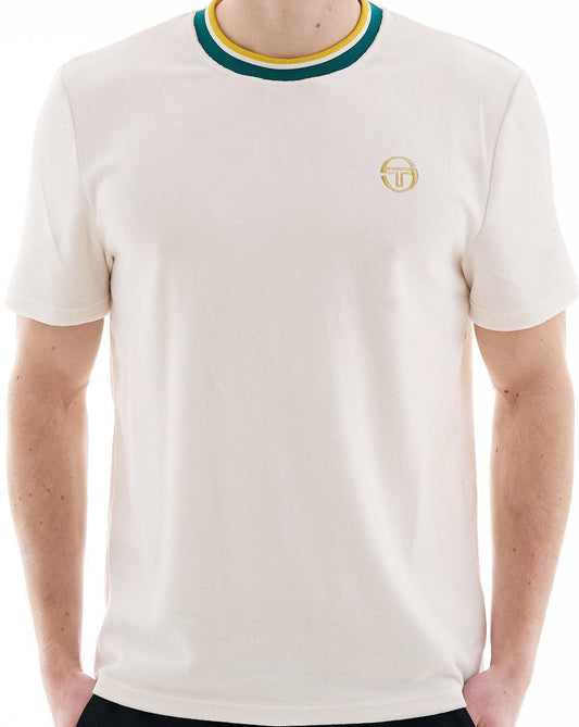Sergio Tacchini Sergio Tacchini Monte Velour T-Shirt Gardenia