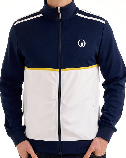 Sergio Tacchini Locchi Track Top Marineblau / Weiß