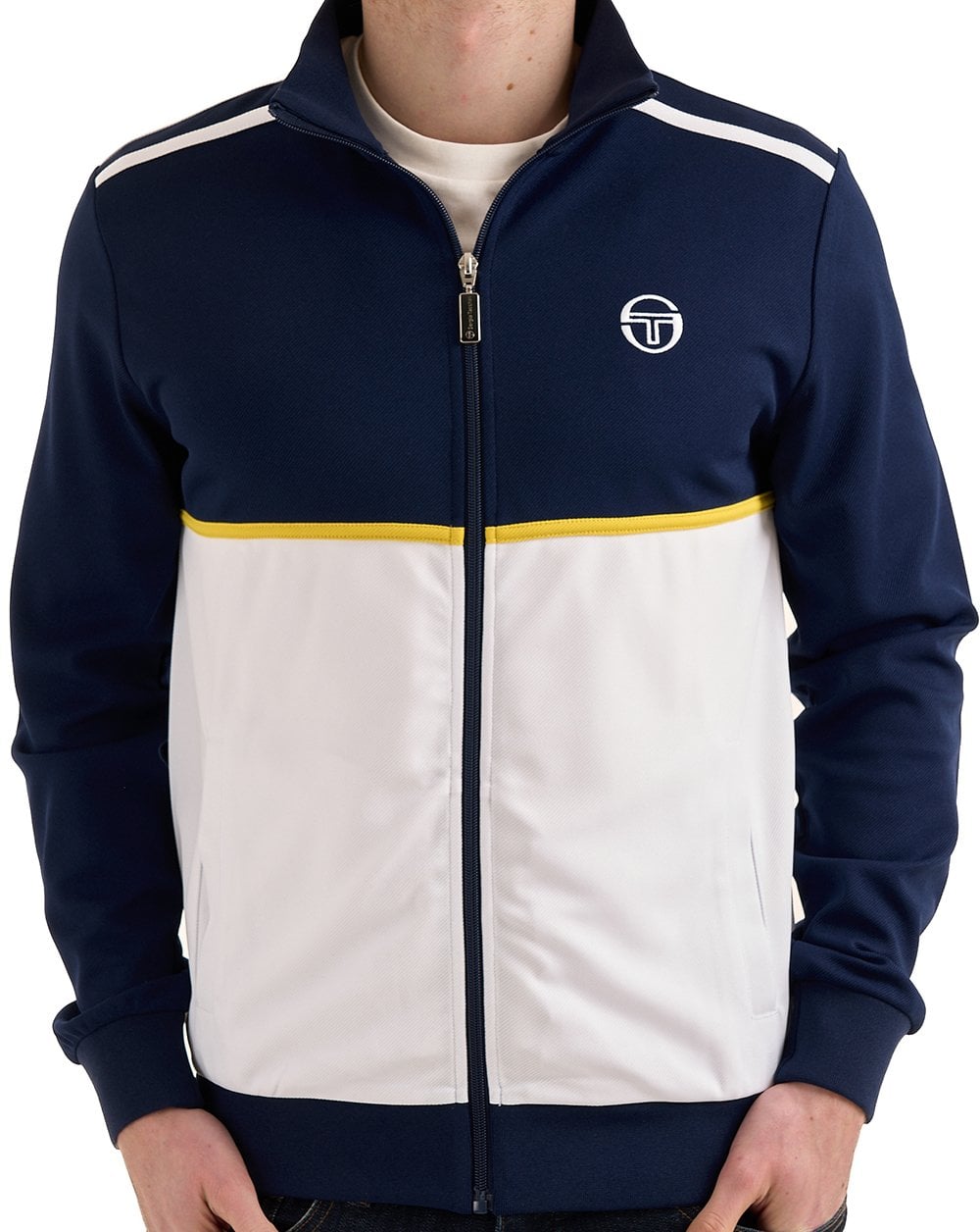 Sergio Tacchini Locchi Track Top Marineblau / Weiß