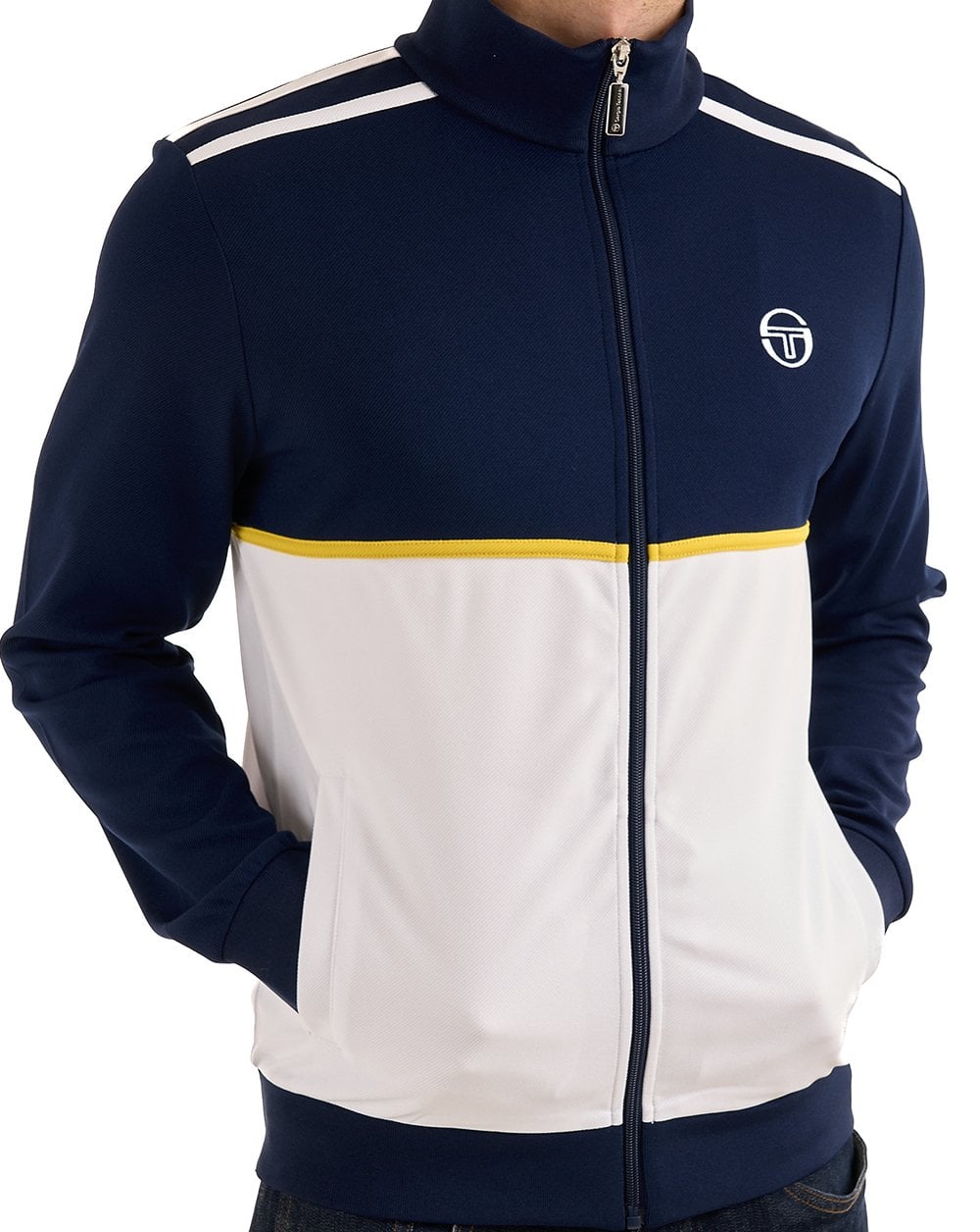 Sergio Tacchini Locchi Track Top Marineblau / Weiß