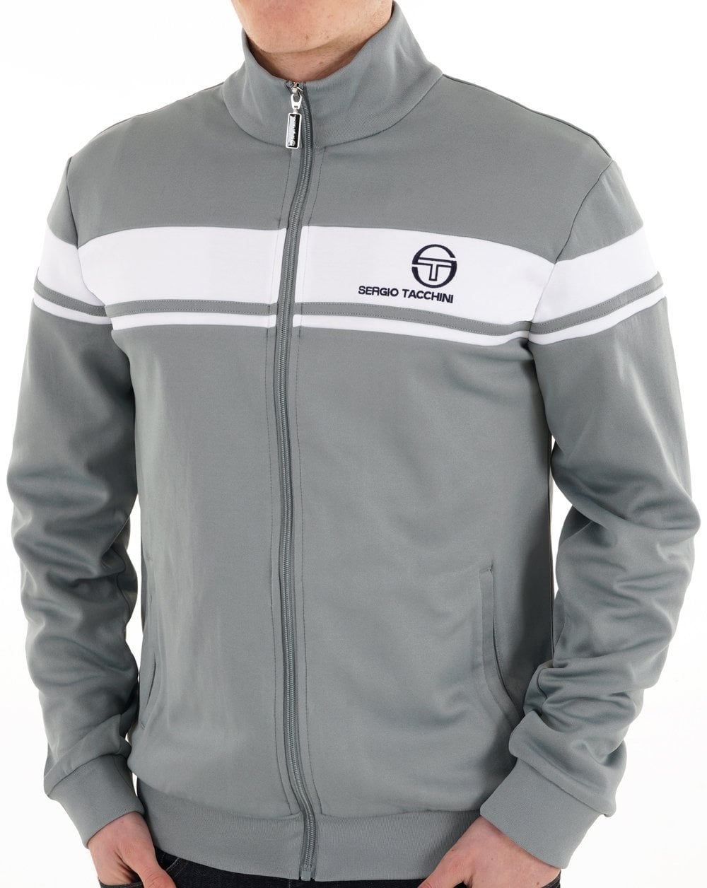 Sergio Tacchini Masters Track Top Blei/Weiß