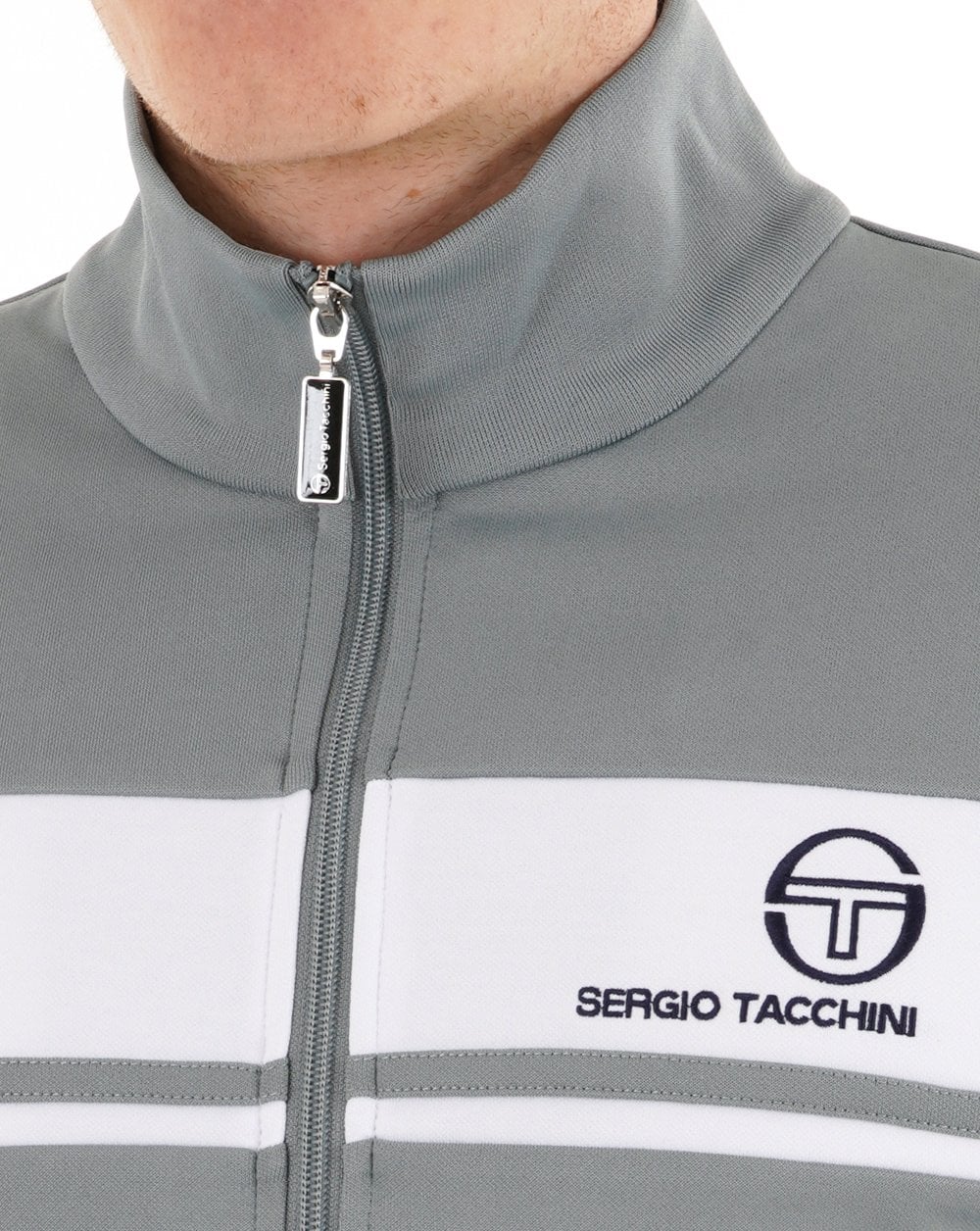 Sergio Tacchini Masters Track Top Blei/Weiß
