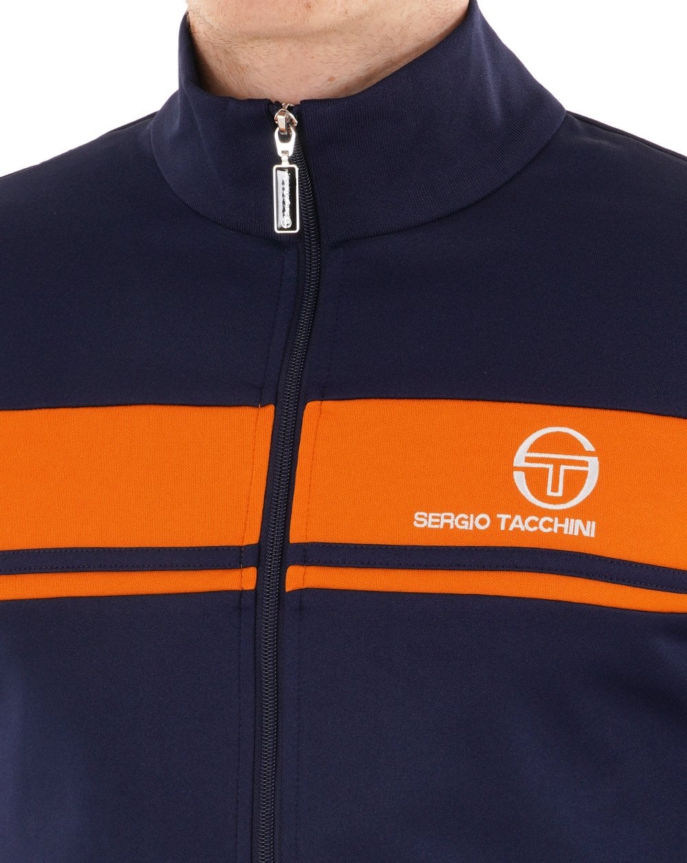 Sergio Tacchini Masters Trainingsjacke Marineblau/Orange